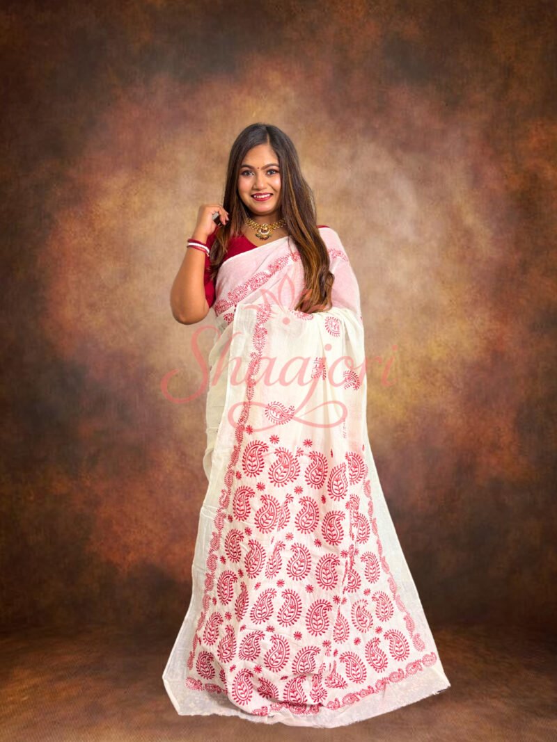 Cotton White Handwork