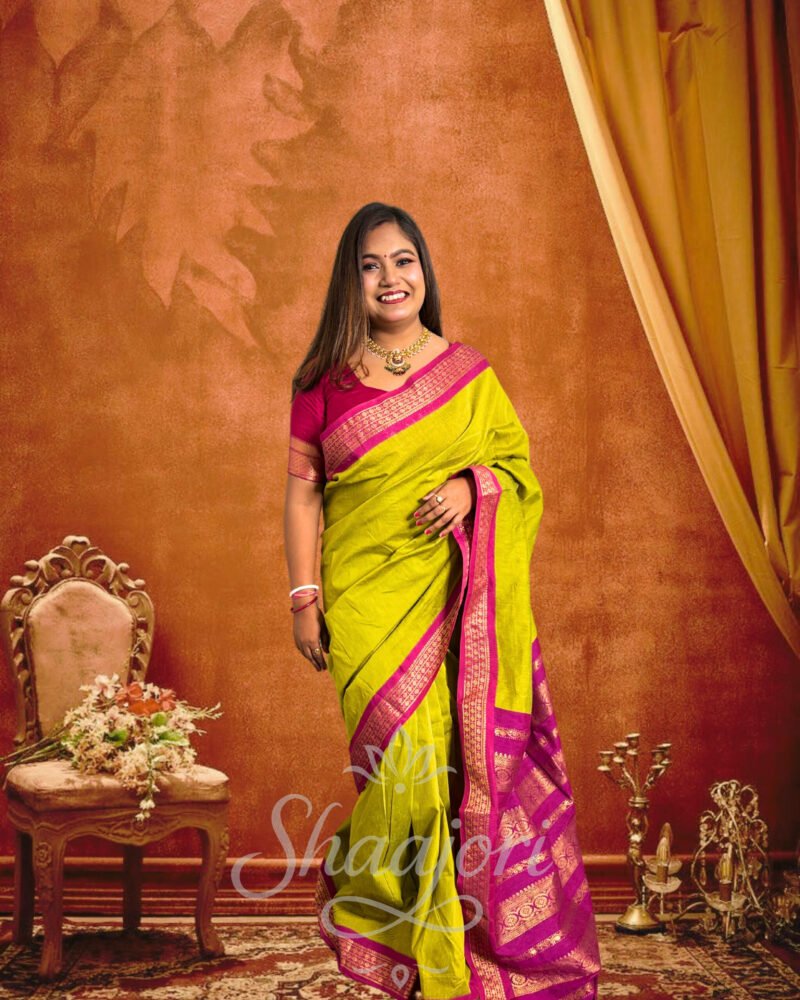 green_gadwal_fulllength Green Gadwal Cotton