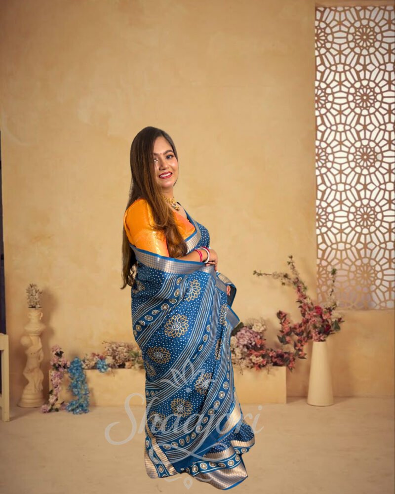 soft_Silk_blue_sidepallu (2) Soft Silk Blue